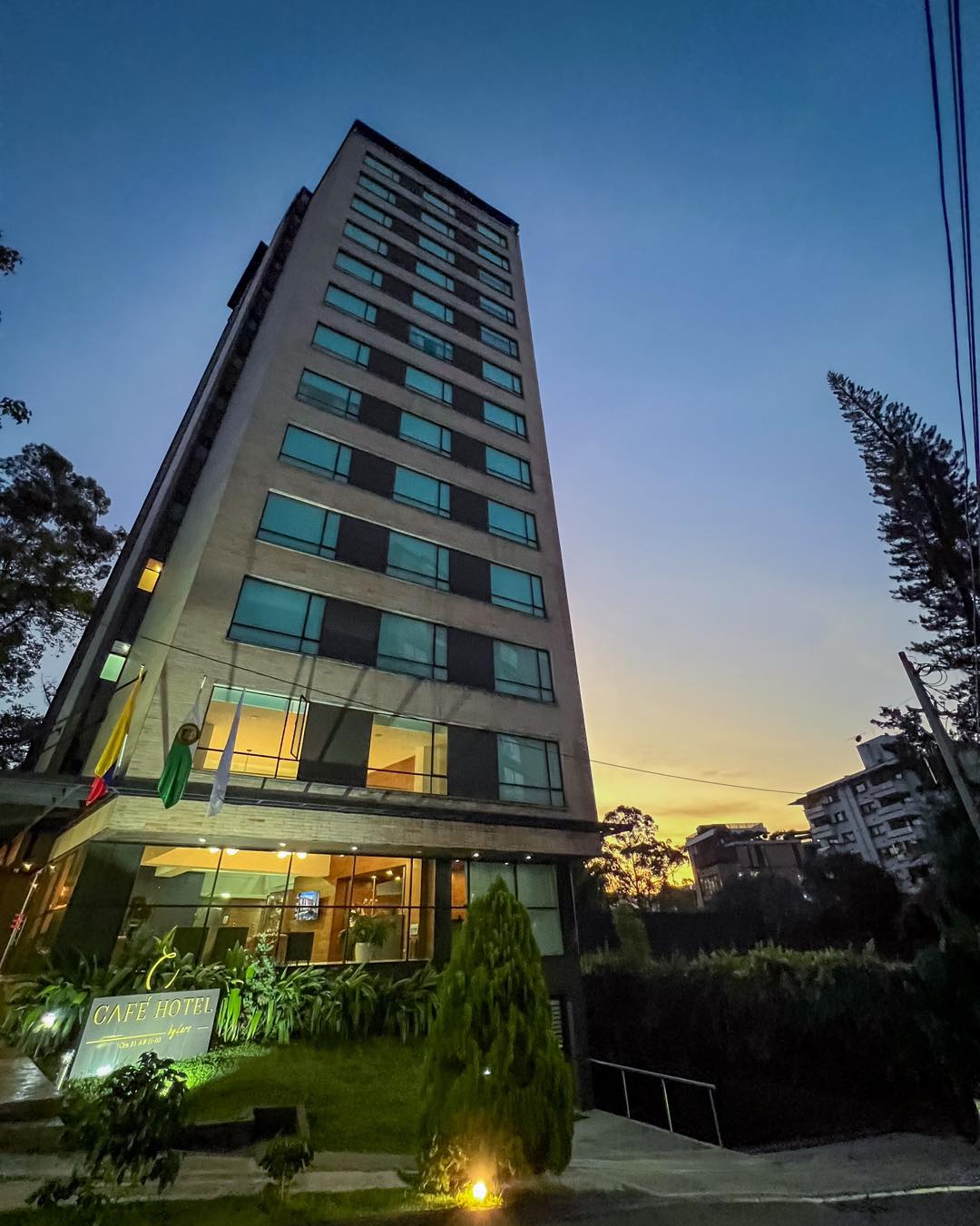 Exterior de Café Hotel Medellín